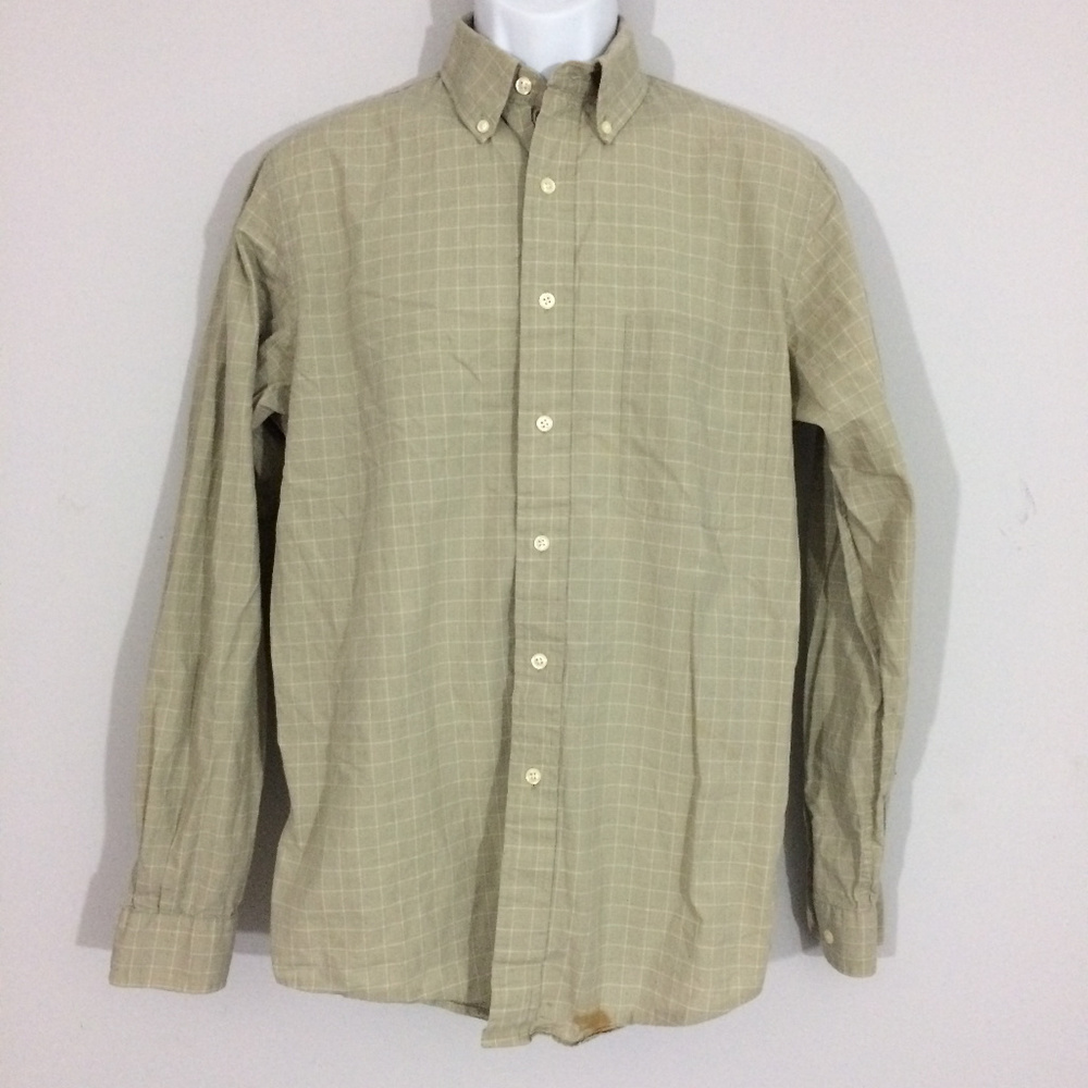 Eddie Bauer Mens 15 34/35 Plaid Button Up Shirt - Picture 1 of 8
